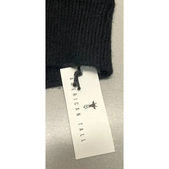AMERICAN TALL MENS SIZE 2XL BLACK MOCK BUTTON NECK SWEATER NWT - Picture 8 of 12